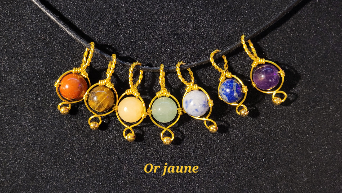 Pendentif Spinner 10mm (variés)