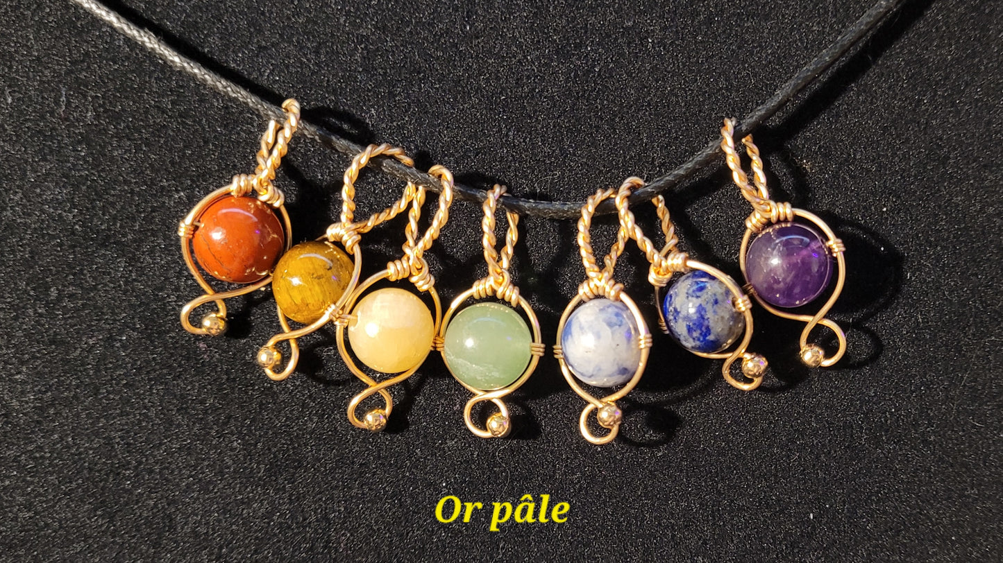 Pendentif Spinner 10mm (variés)