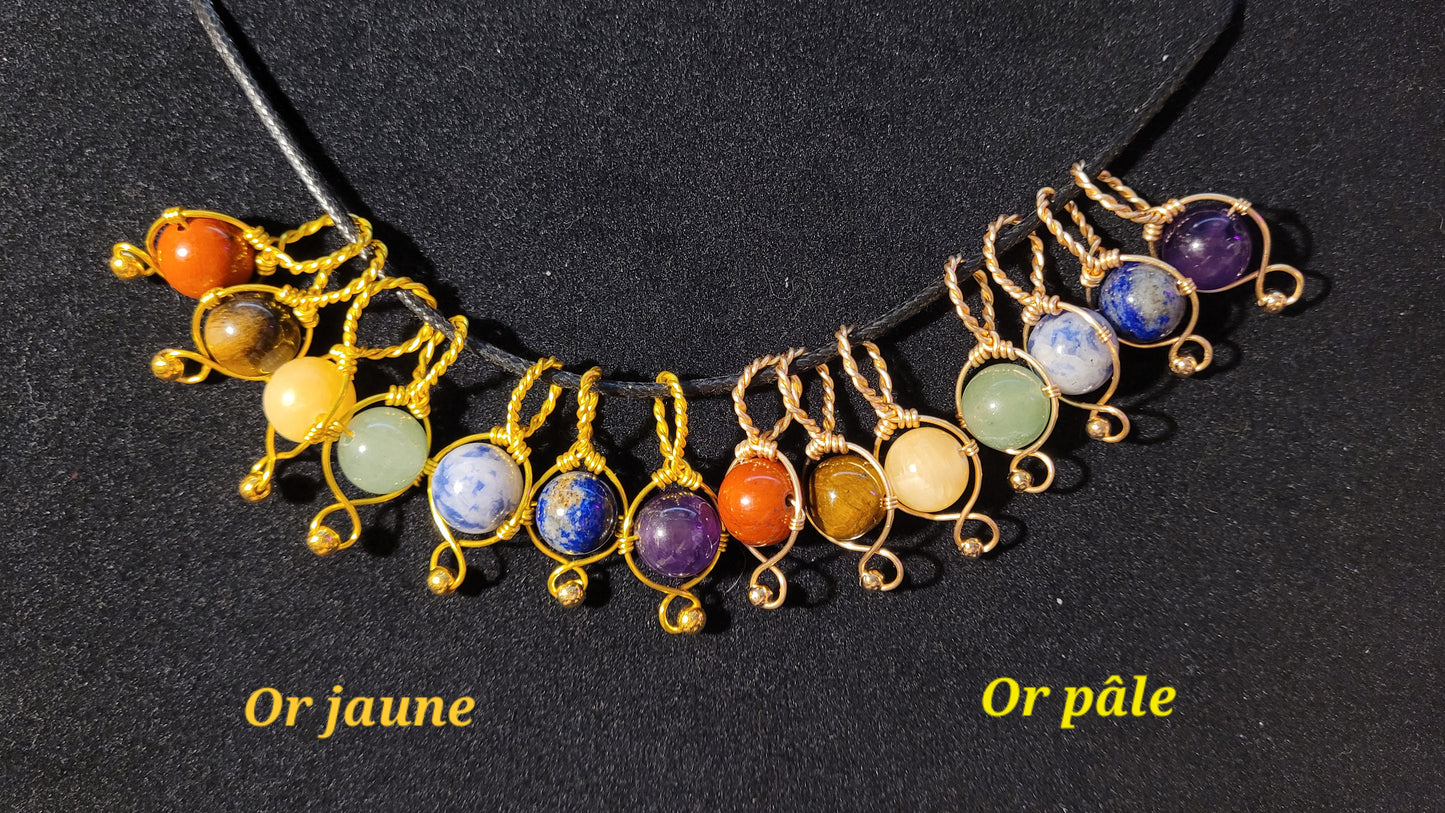 Pendentif Spinner 10mm (variés)