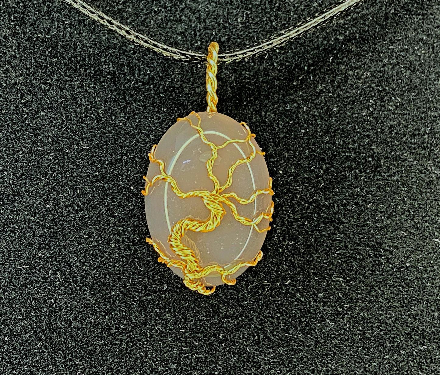 Pendentif Arbre de vie ovale - variés