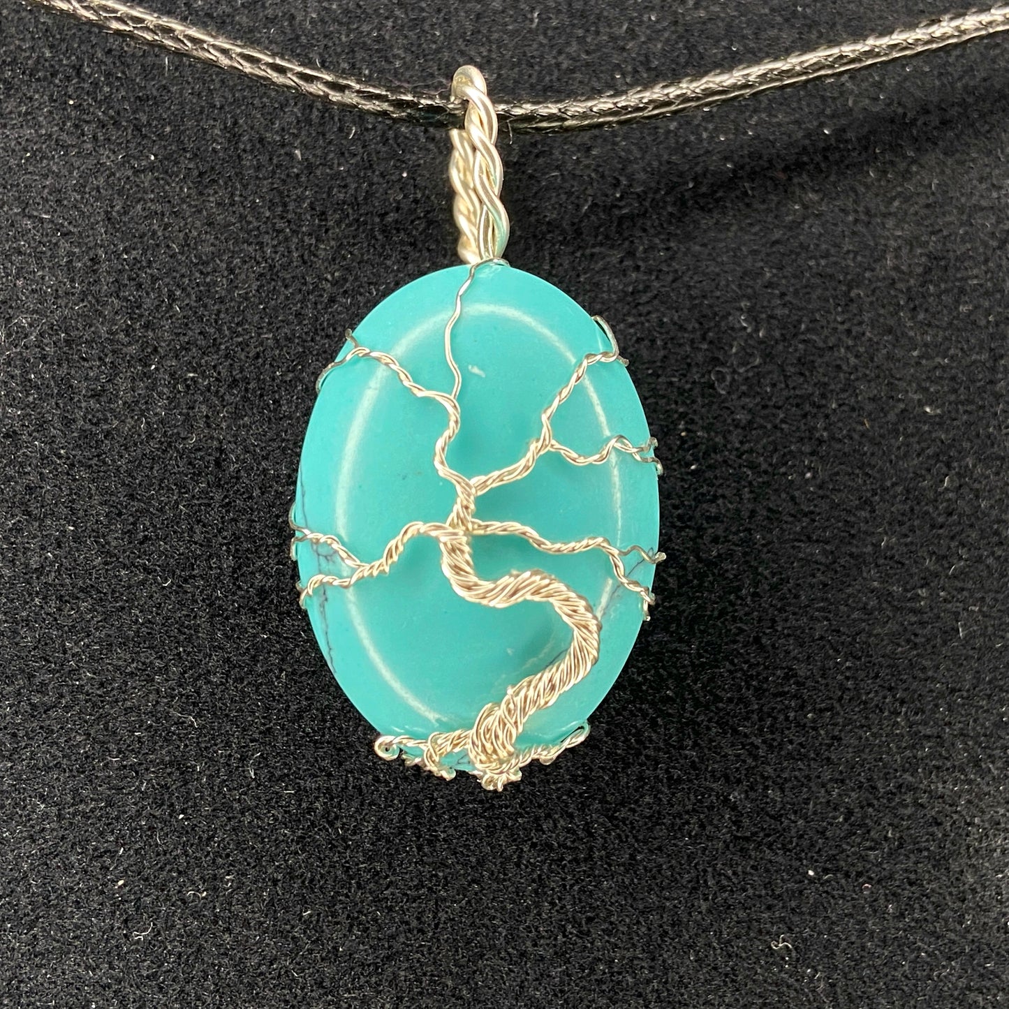 Pendentif Arbre de vie ovale - variés