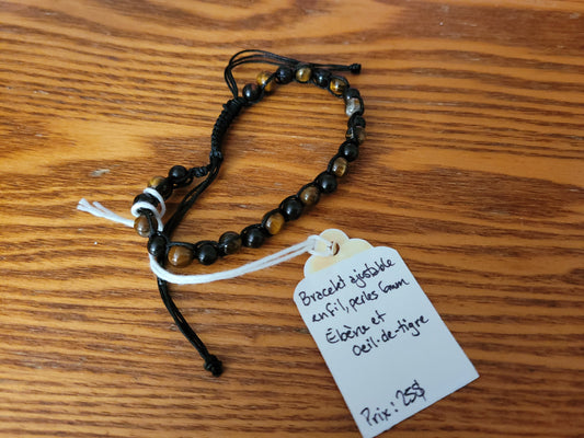 Bracelet ajustable en fil