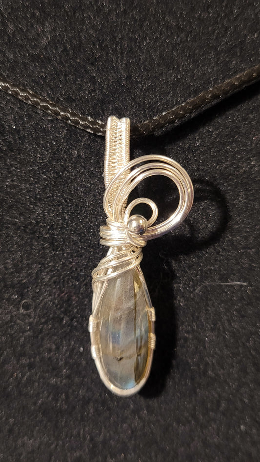 Pendentif de Labradorite (oblong)