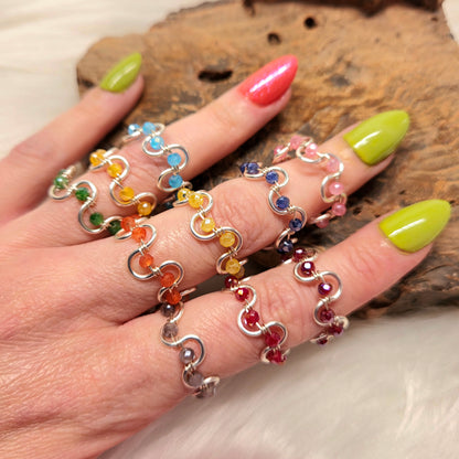 Bague ondulée ajustable (tel que fait en direct sur Twitch)