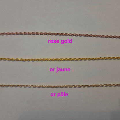 Cordes et chaînes à pendentifs