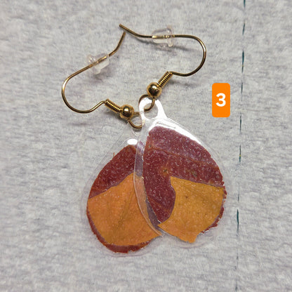 Boucle d'oreilles Feuilles d'automne (Tel que fait sur Twitch)