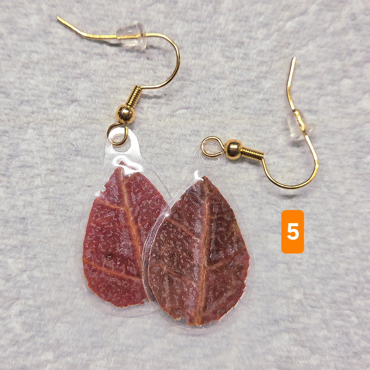 Boucle d'oreilles Feuilles d'automne (Tel que fait sur Twitch)