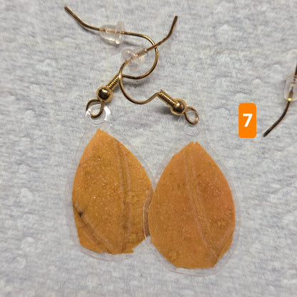 Boucle d'oreilles Feuilles d'automne (Tel que fait sur Twitch)