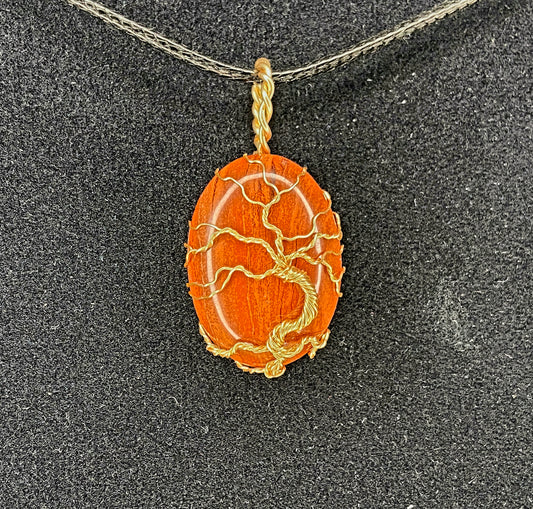 Pendentif Arbre de vie ovale - variés