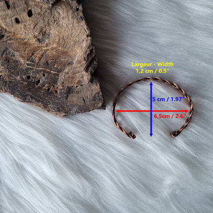 Braided Copper Bracelet (Small) (As Made Live on Twitch)