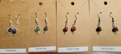 Boucles d'oreilles Spinner 6mm (variées) - ZenSens