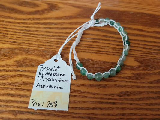 Bracelet ajustable en fil - ZenSens