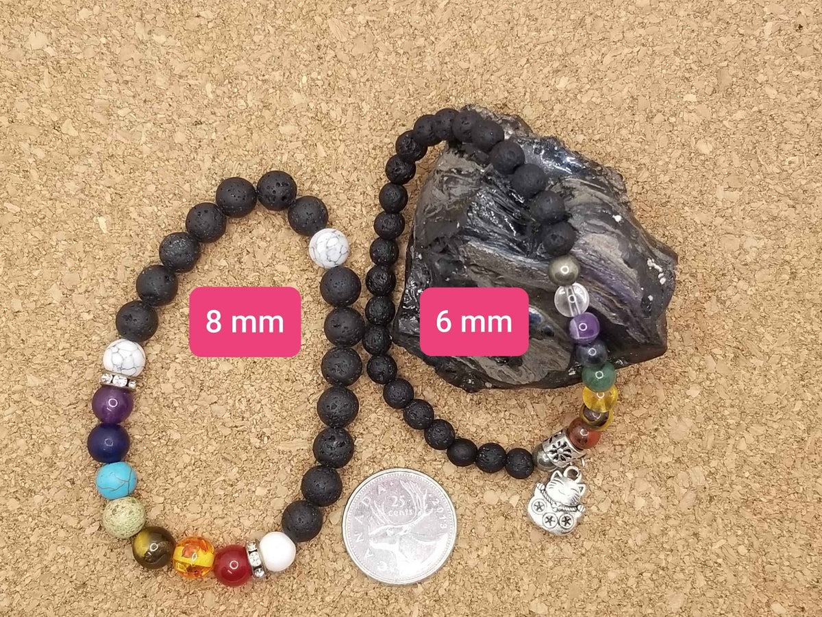 Chakra Charm Bracelet (8 mm)
