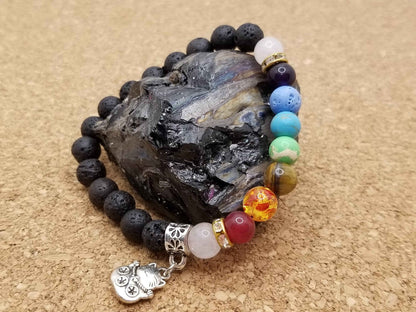 Charm Chakra Bracelet (8 mm)